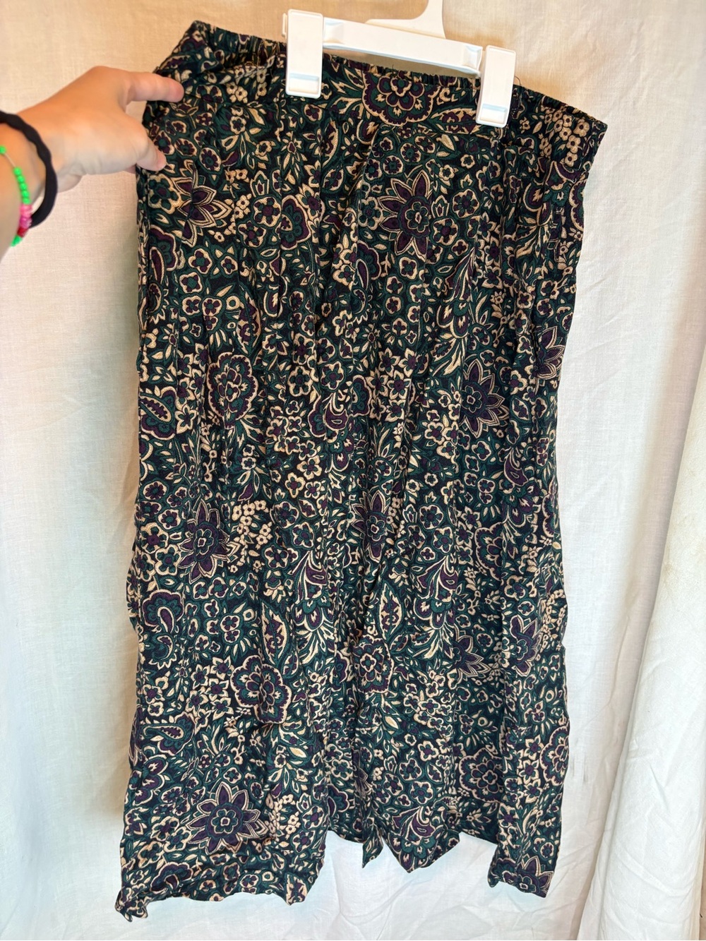 Vintage Sag Harbor Floral Skirt Women’s Medium Paisley Flowy Boho Whimsygoth